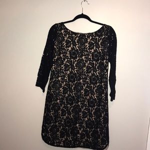 Black lace dress!